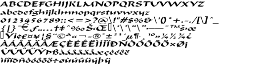 Product picture FlatBrushExtended Italic