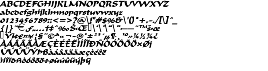 Product picture FlatBrushWide BoldItalic