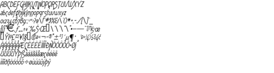 Product picture FletchCondensed Italic