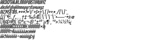 Product picture Flintstone Italic