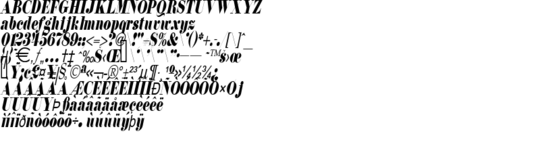 Product picture FloralCondensed Italic