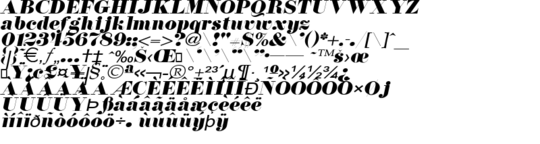 Product picture FloralWide Italic