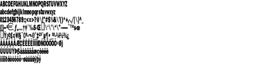 Product picture FrancisGothicThin Normal