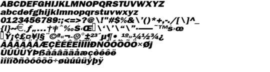 Product picture FrancisGothicWide Italic