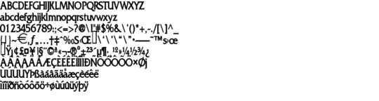 Product picture FrancoCondensed Bold