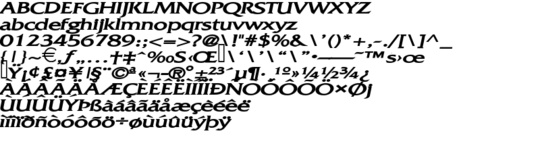 Product picture FrancoExtended BoldItalic