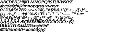 Product picture FrancoWide BoldItalic