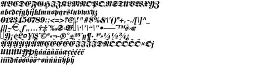 Product picture Frank Italic