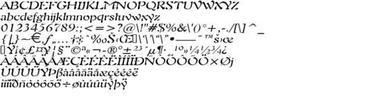 Product picture Freedom9Wide Italic