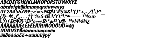 Product picture FujiExtended BoldItalic