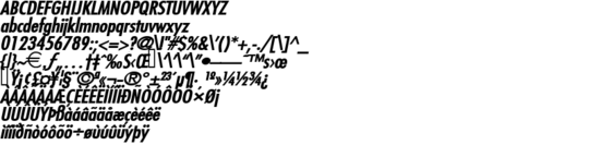 Product picture FujiWide BoldItalic