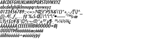 Product picture FujiWide Italic