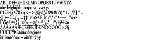 Product picture GarrickCondensed Bold