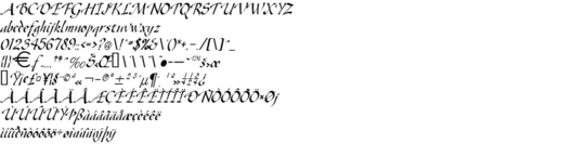 Product picture GazeCondensed Italic