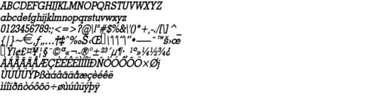 Product picture GeoCondensed BoldItalic