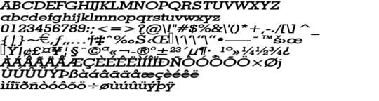 Product picture GeoExtended BoldItalic