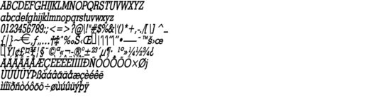 Product picture GeoThin BoldItalic