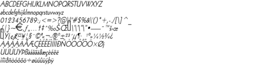 Product picture Geo112Condensed Italic