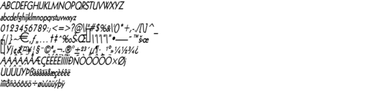 Product picture Geo112Thin BoldItalic