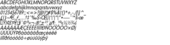 Product picture Geo579Condensed Italic