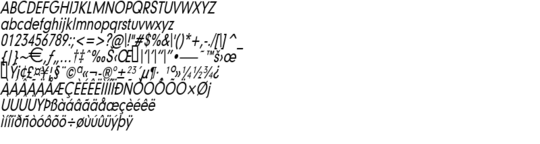 Product picture Geo579Thin Italic