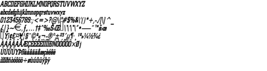 Product picture Geo957Thin BoldItalic