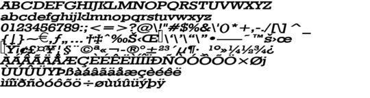 Product picture Geo986Extended BoldItalic