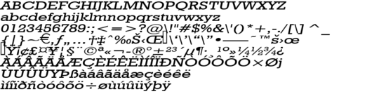 Product picture Geo986Extended Italic