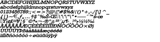 Product picture Geo986Wide BoldItalic