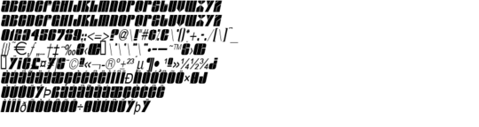 Product picture GlazeCondensed Italic