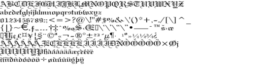 Product picture Gothic57Wide Normal