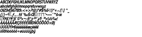 Product picture HanzelThin BoldItalic