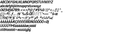 Product picture HanzelThin Italic