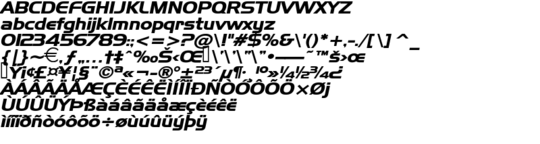 Product picture HanzelWide BoldItalic