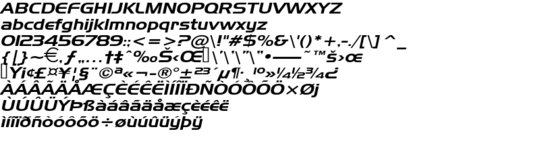 Product picture HanzelWide Italic