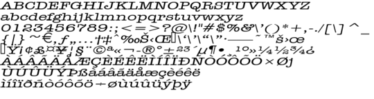 Product picture HeadlineExtended Italic