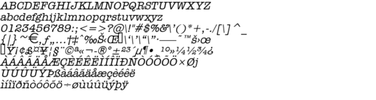 Product picture Headline Italic