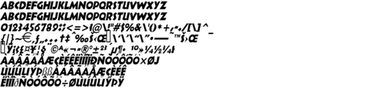 Product picture IndyCondensed Italic