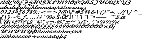 Product picture Jott43Extended Italic