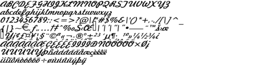 Product picture Jott43Wide Italic