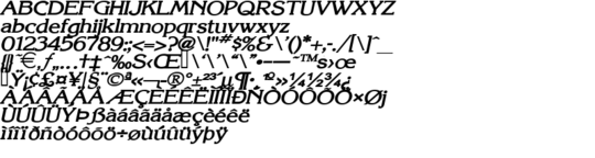 Product picture KeiraWide BoldItalic