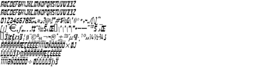 Product picture KosherCondensed Italic