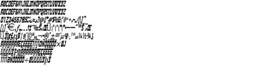 Product picture KosherThin BoldItalic