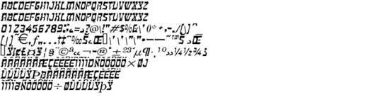 Product picture KosherWide Italic