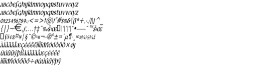 Product picture LeoThin Italic