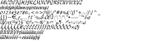 Product picture LyndaCursive Normal