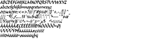 Product picture MarlinCondensed Italic