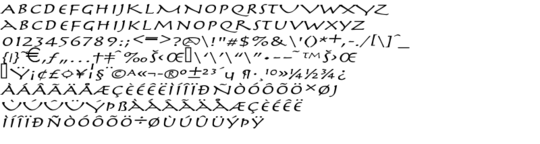 Product picture MythologyExtended Italic