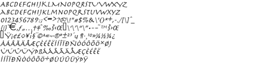 Product picture Mythology Italic