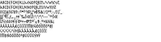 Product picture MythologyThin Bold